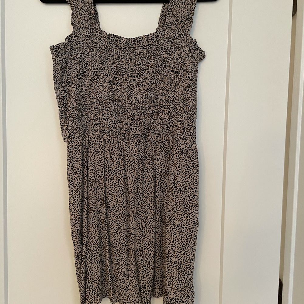 Cheetah print romper